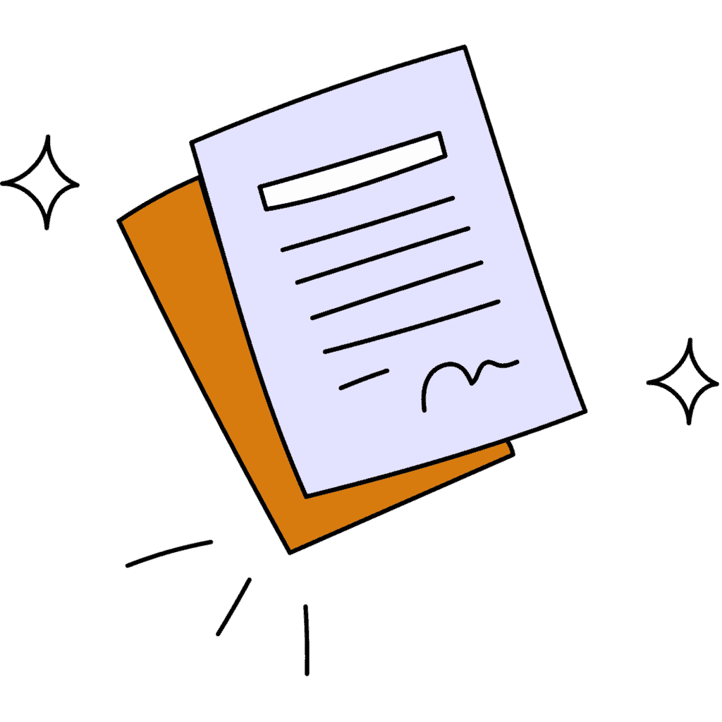 Document met sterretjes - Document avec étoiles - Document with stars