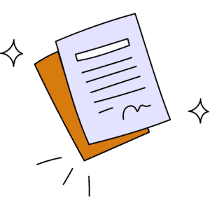 Document met sterretjes - Document avec étoiles - Document with stars