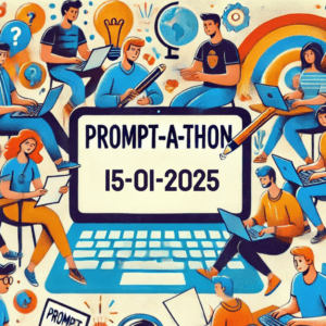 Afbeelding die de pormpt-a-thon op 15-01-25 moet voorstellen