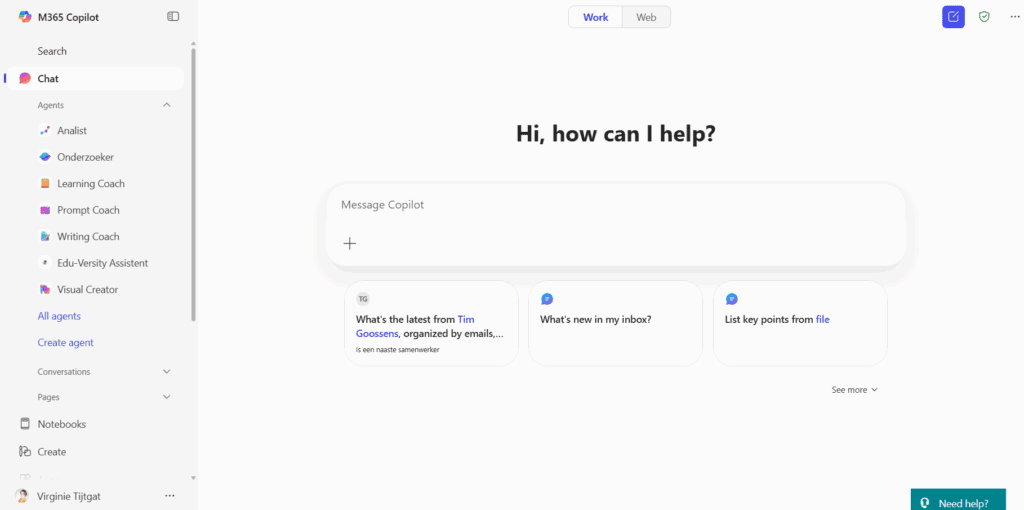 Screenshot new M365 environment - june 2025